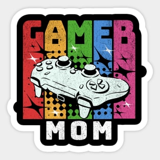 Retro Gamer Mom Sticker